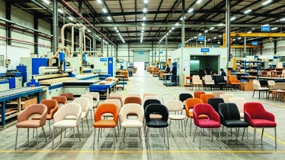 Yinghuang Chair production workshop from the company catalogue