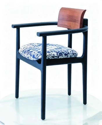 B-733 Dining Armchair — catalogue product photograph